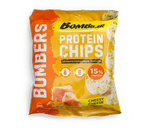 Чипсы Bombers протеиновые с сыром