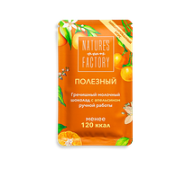 Гречишный молочный шоколад с апельсином Natures own factory