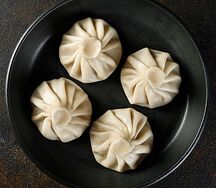 Хинкали с грибами