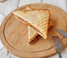 Сэндвич с Nutella и бананом