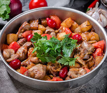 Куриные потрошки по-домашнему