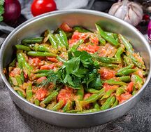 Жареная фасоль по-бакински
