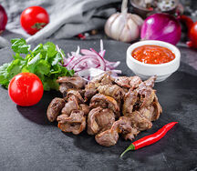 Шашлык из куриных потрохов