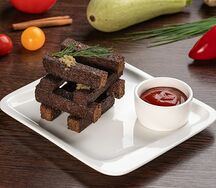 Гренки чесночные