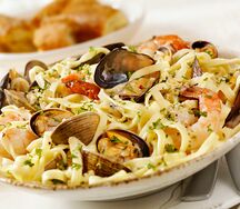 Спагетти с морепродуктами