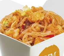 Фунчоза с креветками