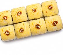 Ролл запеченный сырный с курицей