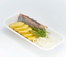 Сельдь с картофелем