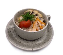 Ризотто с курицей и грибами