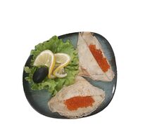 Блины с красной икрой