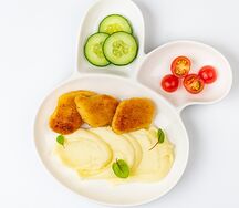 Картофельное пюре с наггетсами