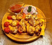 Шашлык из куриного филе