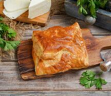 Слойка с сыром квадрат