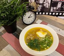 Щи с курочкой и свежей капустой