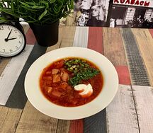 Борщ с курочкой