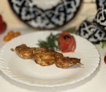 куриный шашлык  по домашнему 