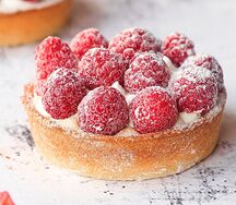 Тарталетка малиновая