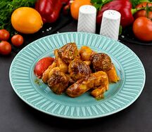 Фрикадельки с картофелем