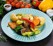 Овощи с кабачками