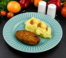 Куриная котлета домашняя с картофелем