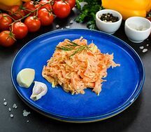 Морковь с чесноком и сыром
