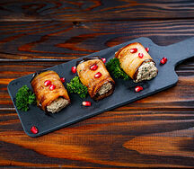 Баклажаны с орехами