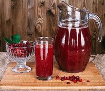 Морс клюквенный