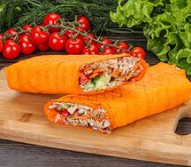 Шаурма с сырным лавашом