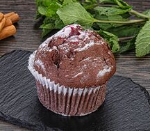 Кекс с вишневой начинкой