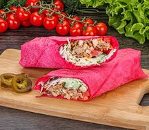 Шаурма с гранатовым лавашом Острая