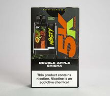 NASTY 5K Crystal Double Apple Shisha