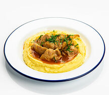 Чахохбили из курицы с пюре