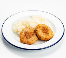 Котлеты из горбуши с рисом