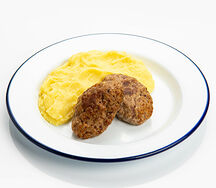 Домашние котлеты с пюре