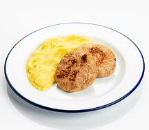 Котлеты из индейки с пюре