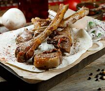 Шашлык из корейки ягнёнка