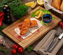 Кета на вертеле