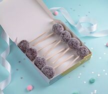 Подарочный набор кейк-попсов кокос 8шт