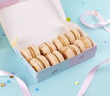 Подарочный набор макаронс сол. карамель 8шт