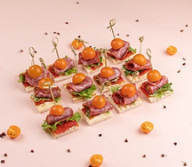 Набор канапе с салями