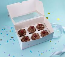 Подарочный набор капкейк шоколадный 6шт