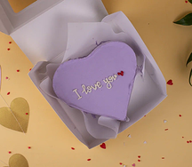 Бенто-торт Лиловое Сердце