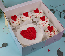 Бенто-торт с капкейками Мое сердце