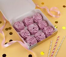 Подарочный набор зефир ч. смородина 9шт