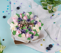 Бенто-торт букет тюльпанов