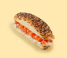 Сэндвич с красной рыбой