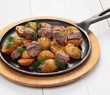 Говядина жареная с картофелем