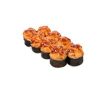 Запеченный ролл с лососем