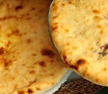 Осетинский пирог с картошкой и осетинским сыром