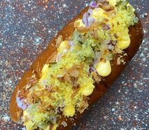 Хот-дог Рокфор (Сырный)